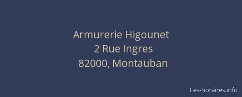 Armurerie Higounet