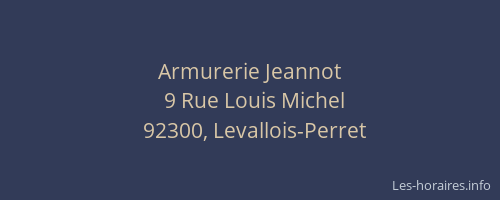 Armurerie Jeannot