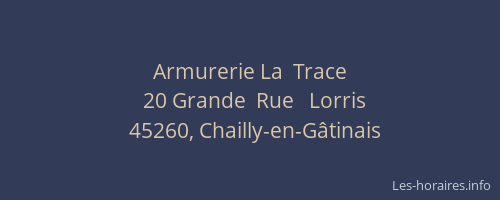 Armurerie La  Trace