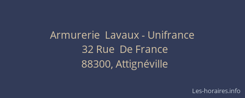 Armurerie  Lavaux - Unifrance