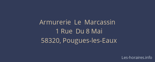 Armurerie  Le  Marcassin
