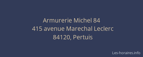 Armurerie Michel 84