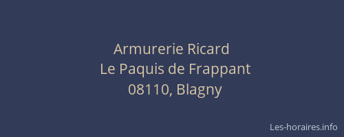 Armurerie Ricard