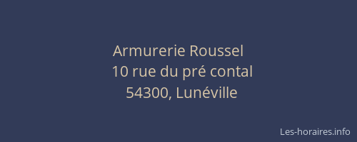 Armurerie Roussel