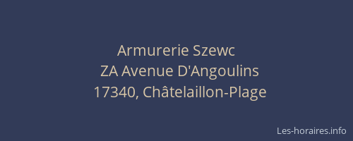 Armurerie Szewc