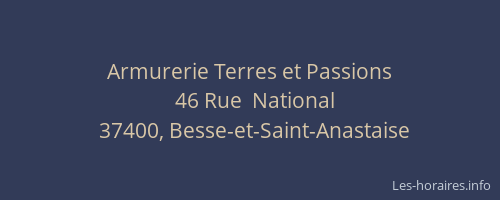 Armurerie Terres et Passions