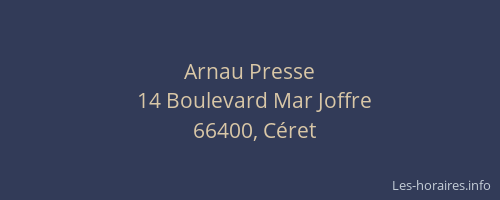 Arnau Presse