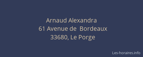 Arnaud Alexandra