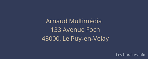 Arnaud Multimédia