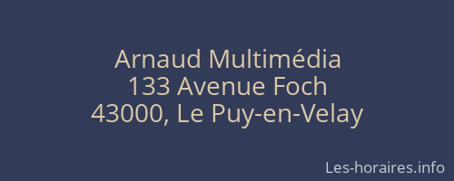 Arnaud Multimédia
