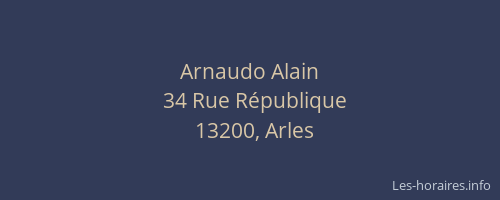 Arnaudo Alain