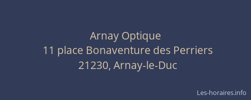 Arnay Optique