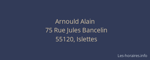 Arnould Alain