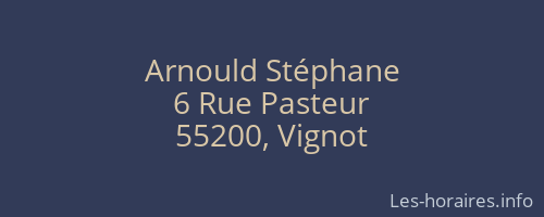 Arnould Stéphane