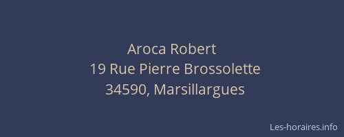 Aroca Robert