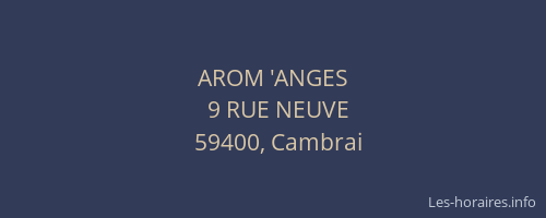 AROM 'ANGES