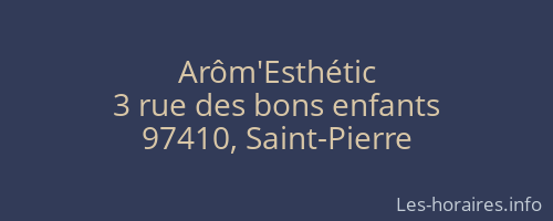 Arôm'Esthétic