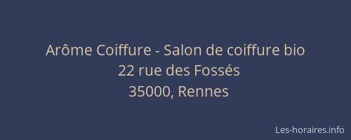 Arôme Coiffure - Salon de coiffure bio