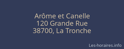 Arôme et Canelle
