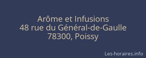 Arôme et Infusions