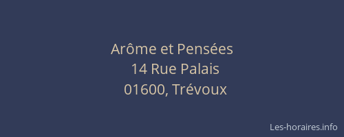Arôme et Pensées