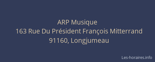 ARP Musique