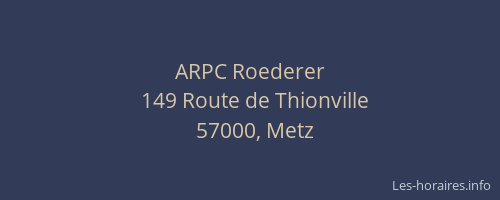 ARPC Roederer