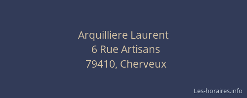 Arquilliere Laurent