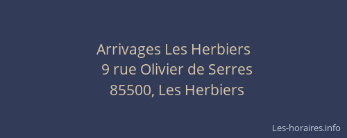 Arrivages Les Herbiers