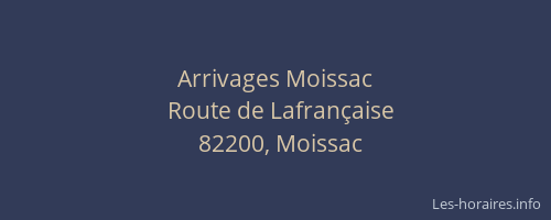 Arrivages Moissac