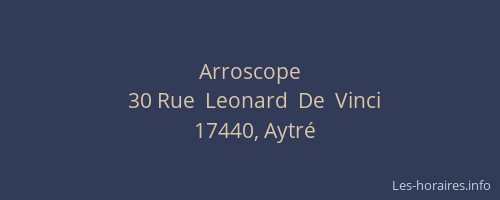 Arroscope
