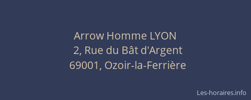 Arrow Homme LYON