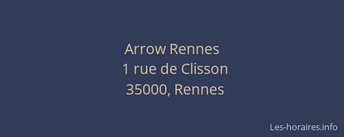 Arrow Rennes