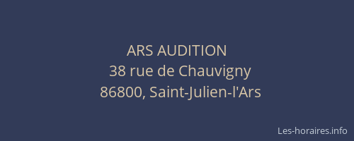 ARS AUDITION