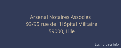 Arsenal Notaires Associés