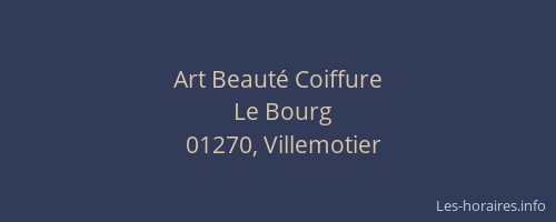 Art Beauté Coiffure