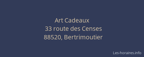 Art Cadeaux