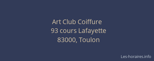 Art Club Coiffure