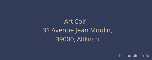 Art Coif'
