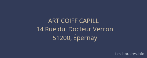 ART COIFF CAPILL