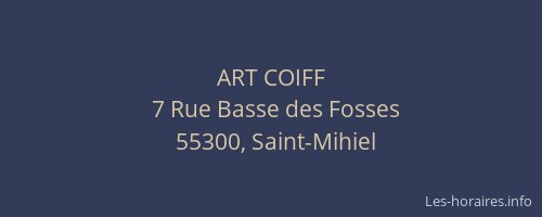 ART COIFF