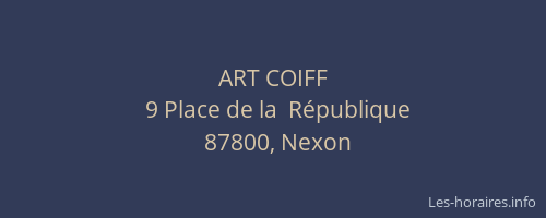 ART COIFF