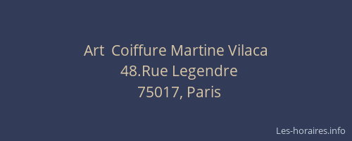 Art  Coiffure Martine Vilaca
