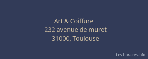 Art & Coiffure