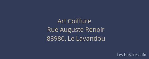 Art Coiffure