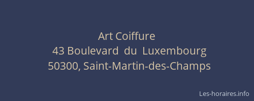 Art Coiffure
