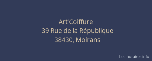 Art'Coiffure