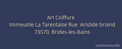 Art Coiffure