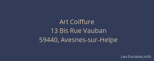 Art Coiffure