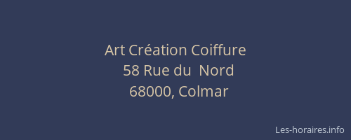 Art Création Coiffure